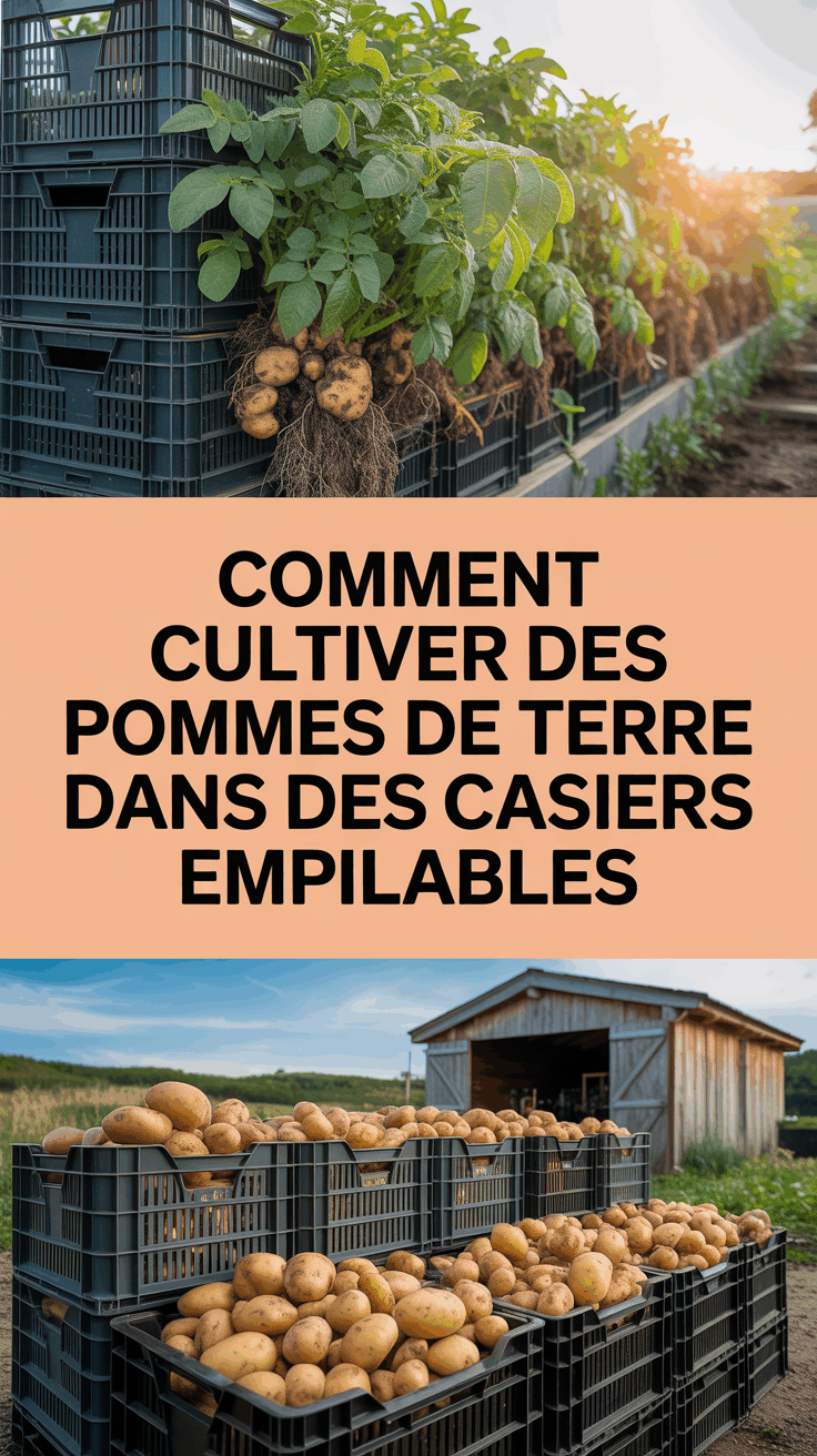 Comment Cultiver des Pommes de Terre dans des Casiers Empilables