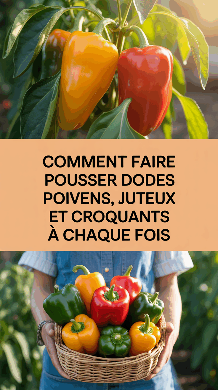 Comment Faire Pousser des Poivrons Doux, Juteux et Croquants à Chaque Fois