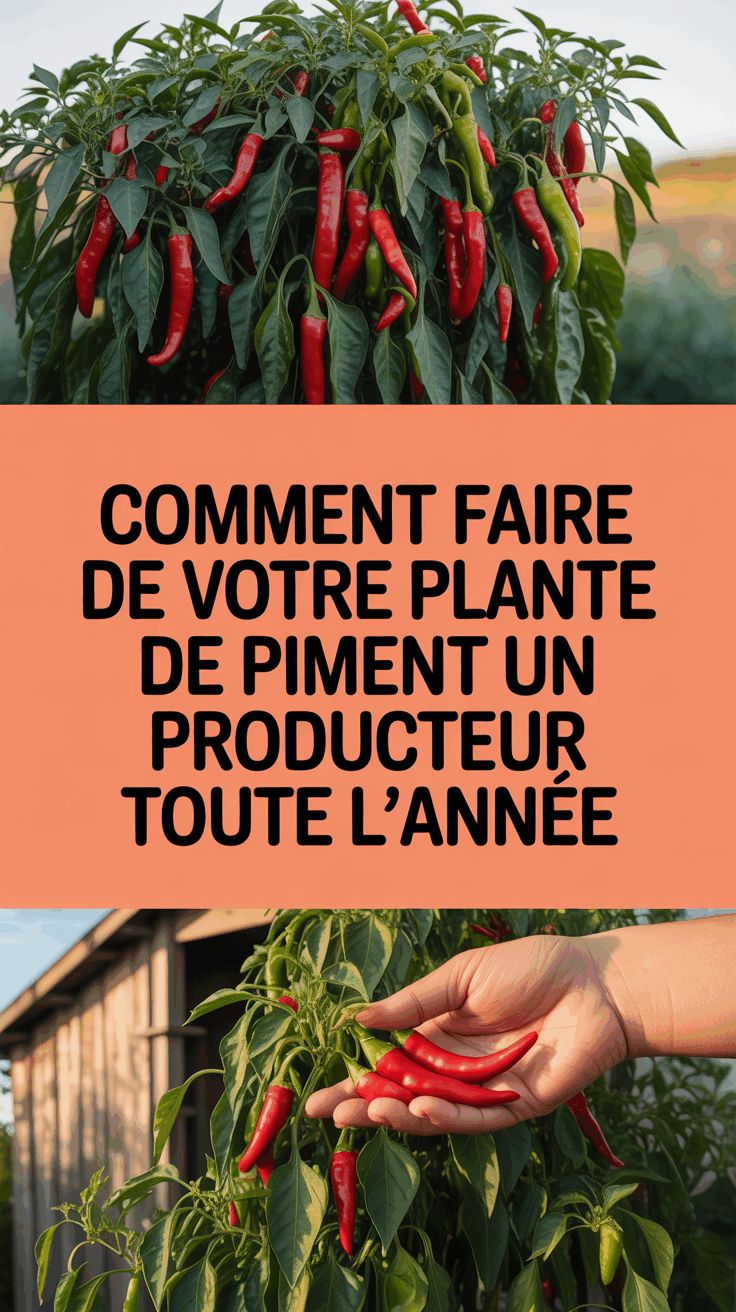 Comment Faire de Votre Plante de Piment un Producteur Toute l&rsquo;Année