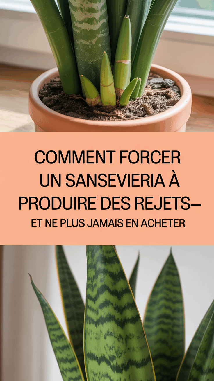 Comment Forcer un Sansevieria à Produire des Rejets—Et Ne Plus Jamais en Acheter