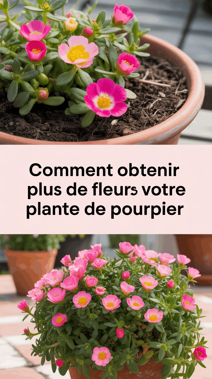 Comment Obtenir Plus de Fleurs sur Votre Plante de Pourpier