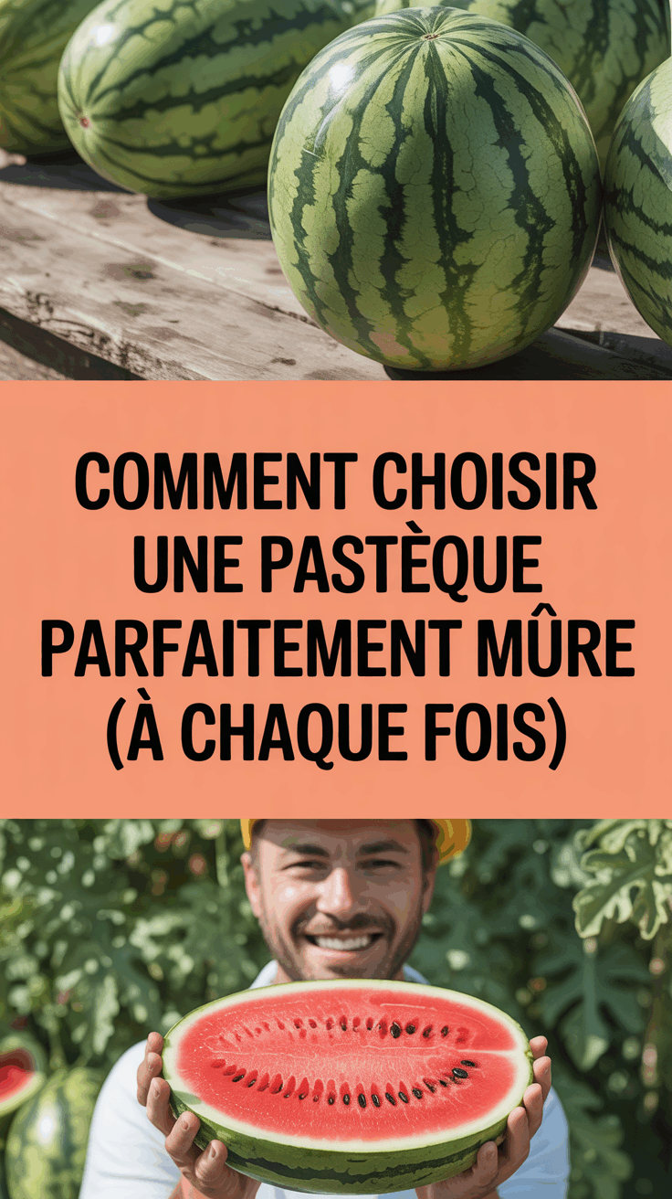 Comment choisir une pastèque parfaitement mûre (à chaque fois)