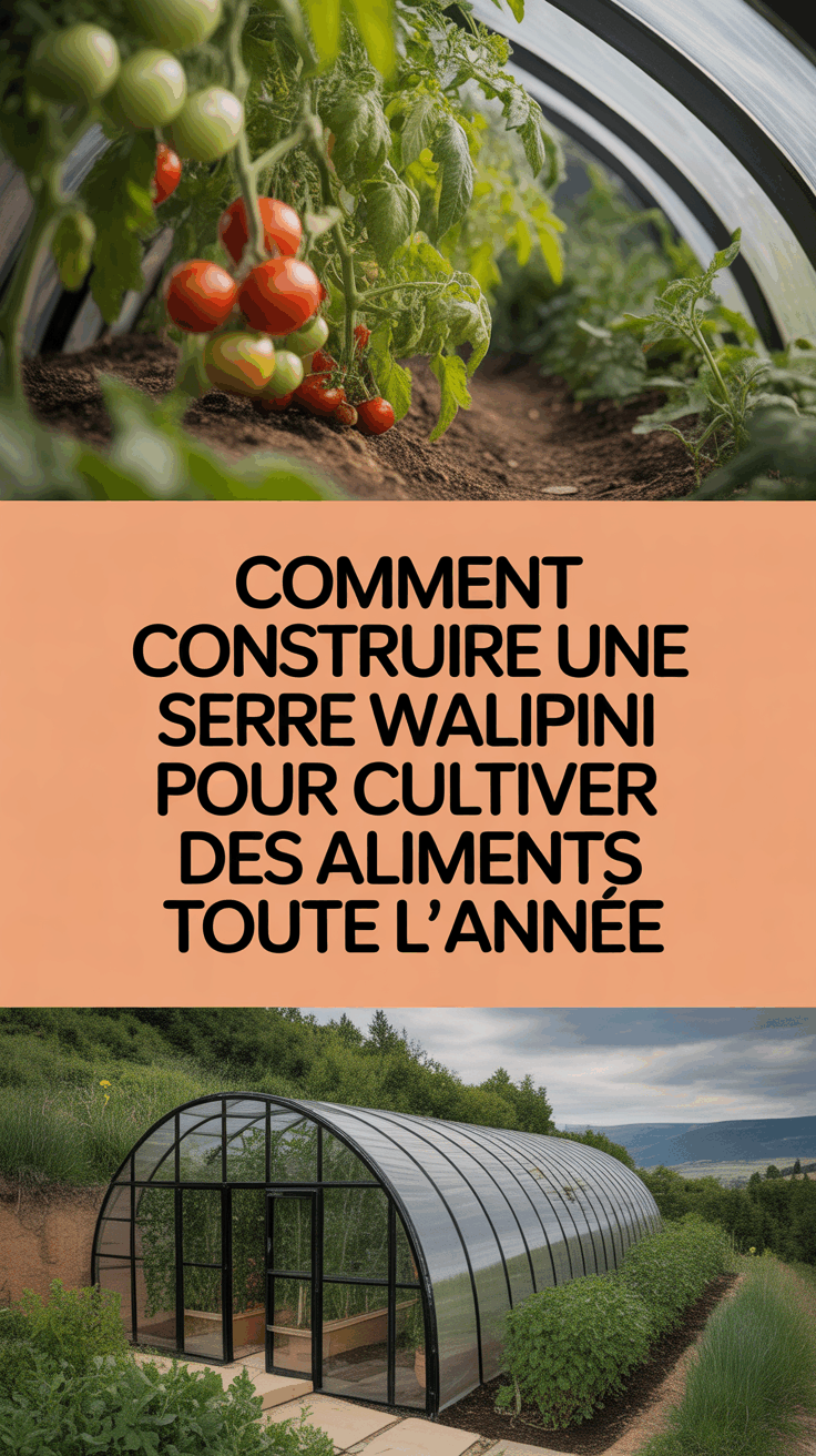 Comment construire une serre Walipini pour cultiver des aliments toute l&rsquo;année