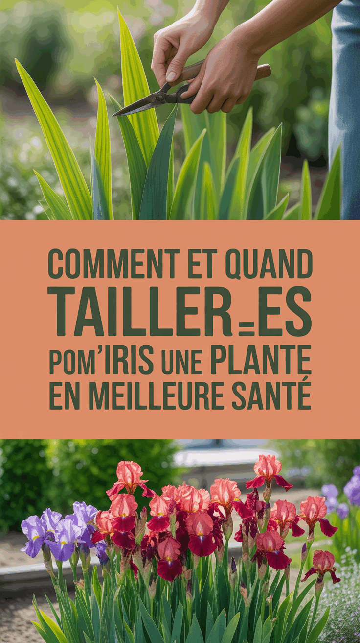 Comment et quand tailler les feuilles d’iris pour une plante en meilleure santé