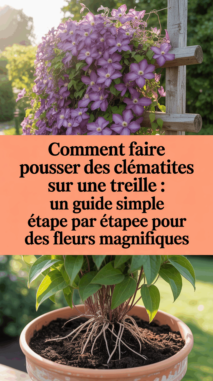Comment faire pousser des clématites sur une treille : un guide simple étape par étape pour des fleurs magnifiques