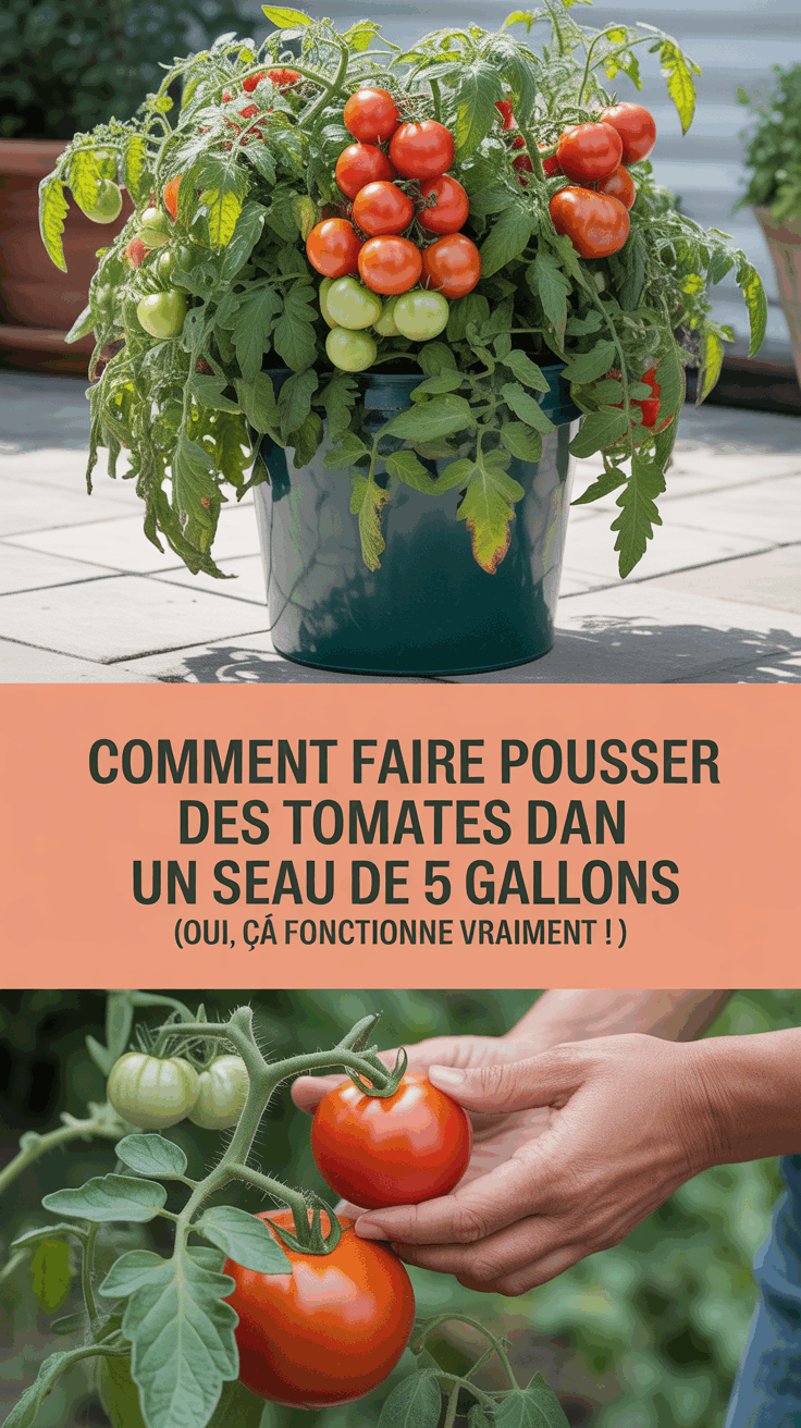 Comment faire pousser des tomates dans un seau de 5 gallons (Oui, ça fonctionne vraiment !)