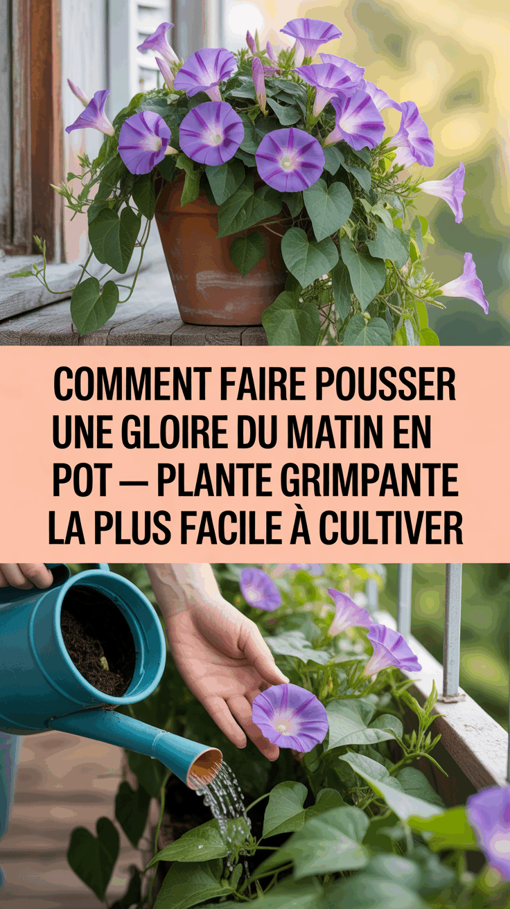 Comment faire pousser une gloire du matin en pot — la plante grimpante la plus facile à cultiver