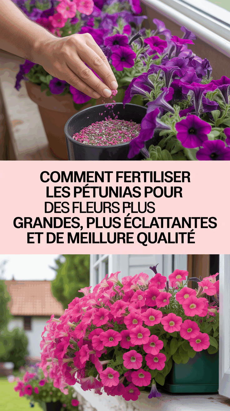 Comment fertiliser les pétunias pour des fleurs plus grandes, plus éclatantes et de meilleure qualité