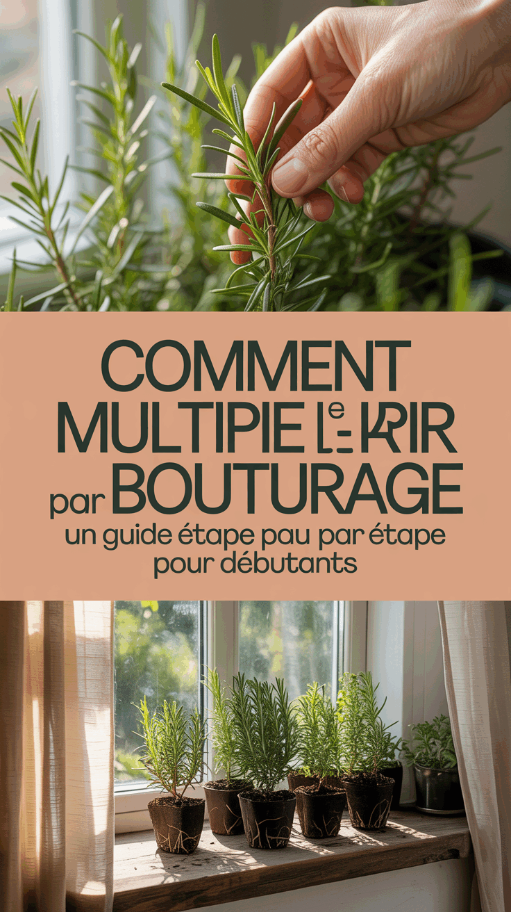 Comment multiplier le romarin par bouturage : un guide étape par étape pour débutants