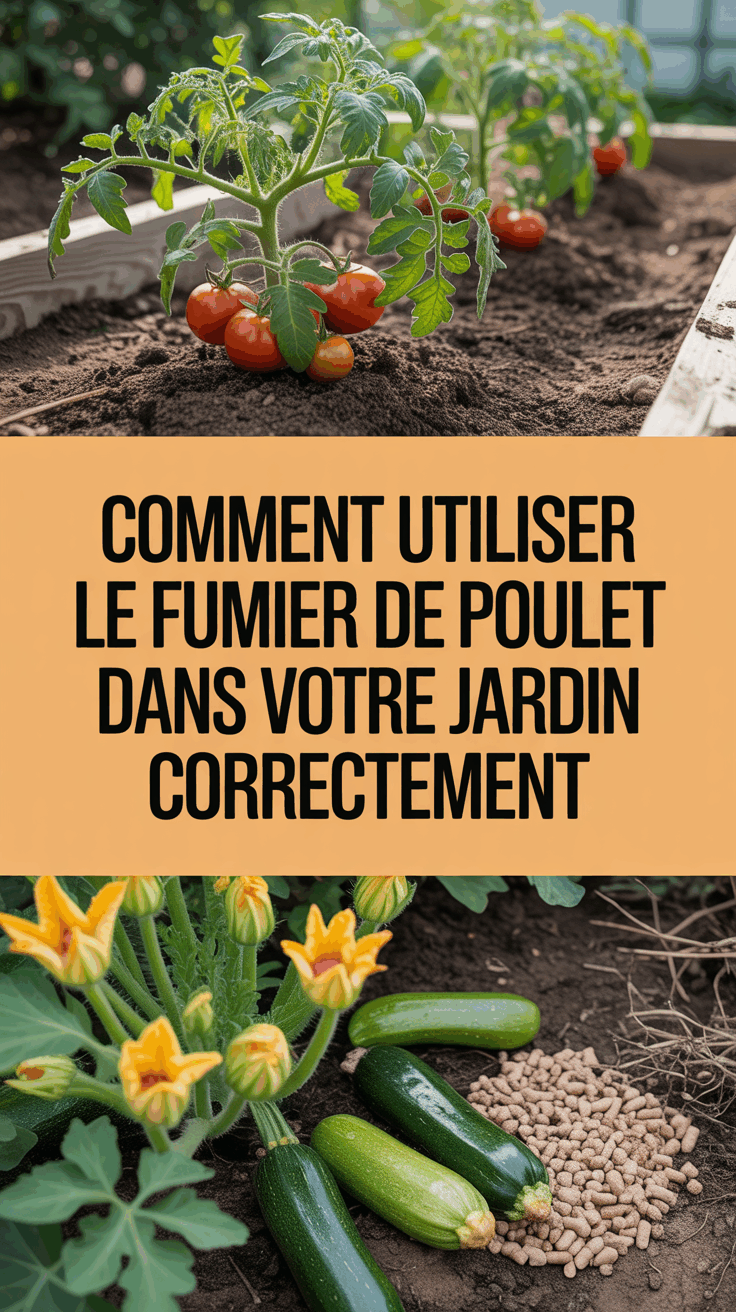 Comment utiliser le fumier de poulet dans votre jardin correctement