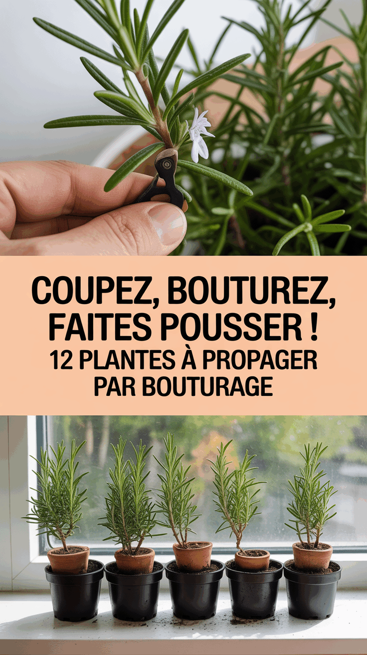 Coupez, Bouturez, Faites Pousser ! 12 Plantes à Propager par Bouturage