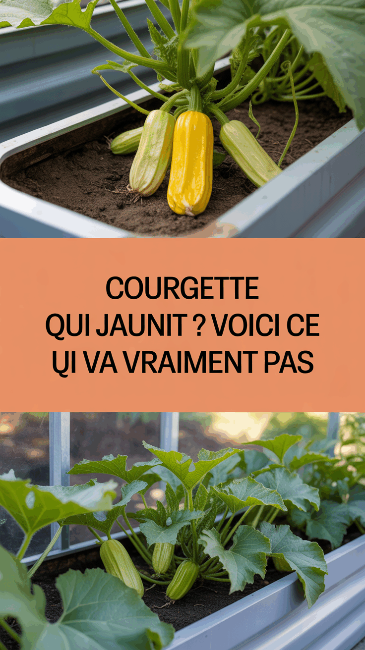 Courgette qui Jaunit ? Voici Ce Qui Ne Va Vraiment Pas