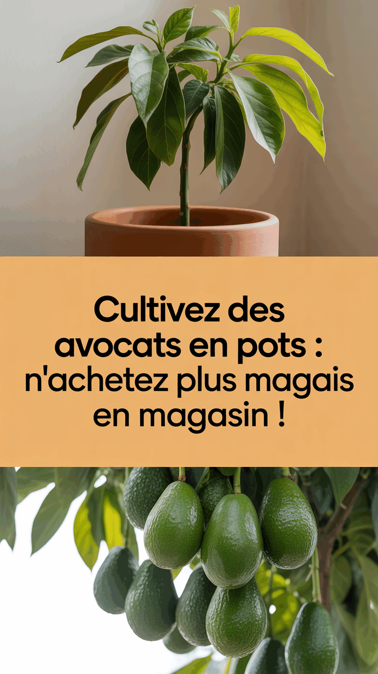 Cultivez des avocats en pots : n&rsquo;achetez plus jamais en magasin !