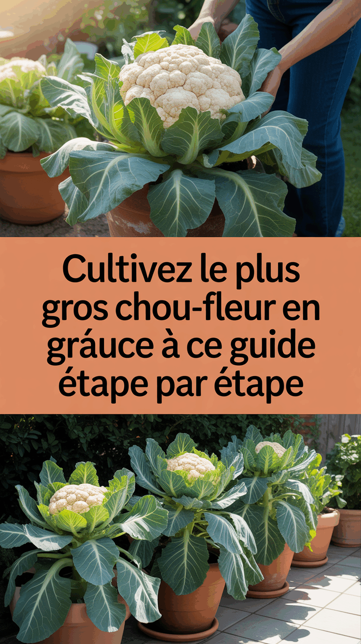 Cultivez le plus gros chou-fleur en pot grâce à ce guide étape par étape