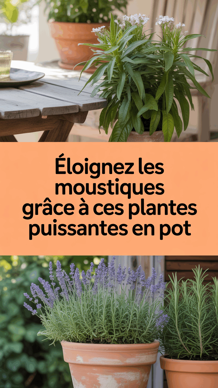 Éloignez les moustiques grâce à ces plantes puissantes en pot
