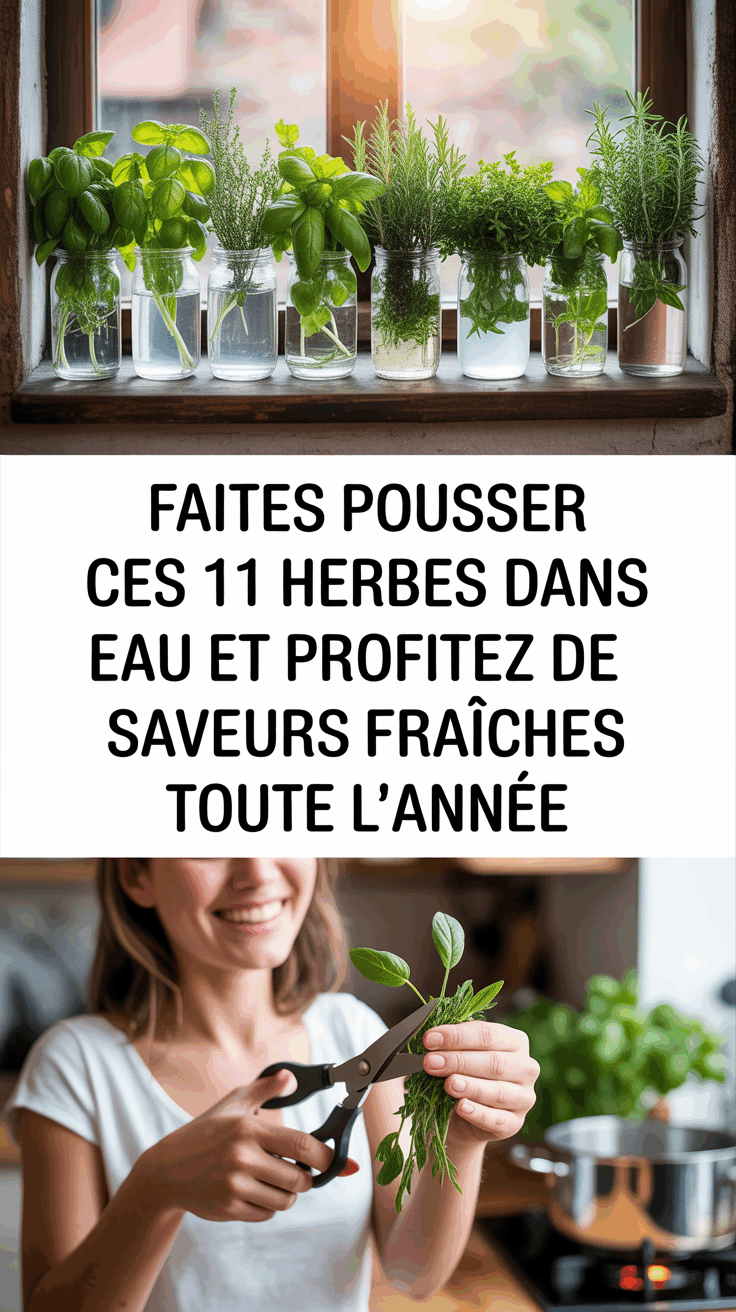 Faites Pousser Ces 11 Herbes Dans l'Eau et Profitez de Saveurs Fraîches Toute l'Année