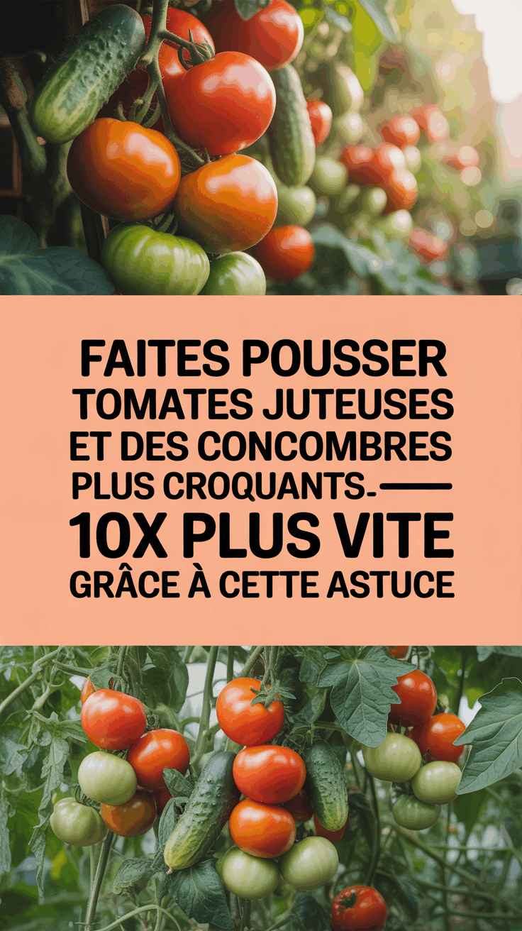 Faites Pousser Des Tomates Plus Juteuses Et Des Concombres Plus Croquants—10x Plus Vite Grâce À Cette Astuce