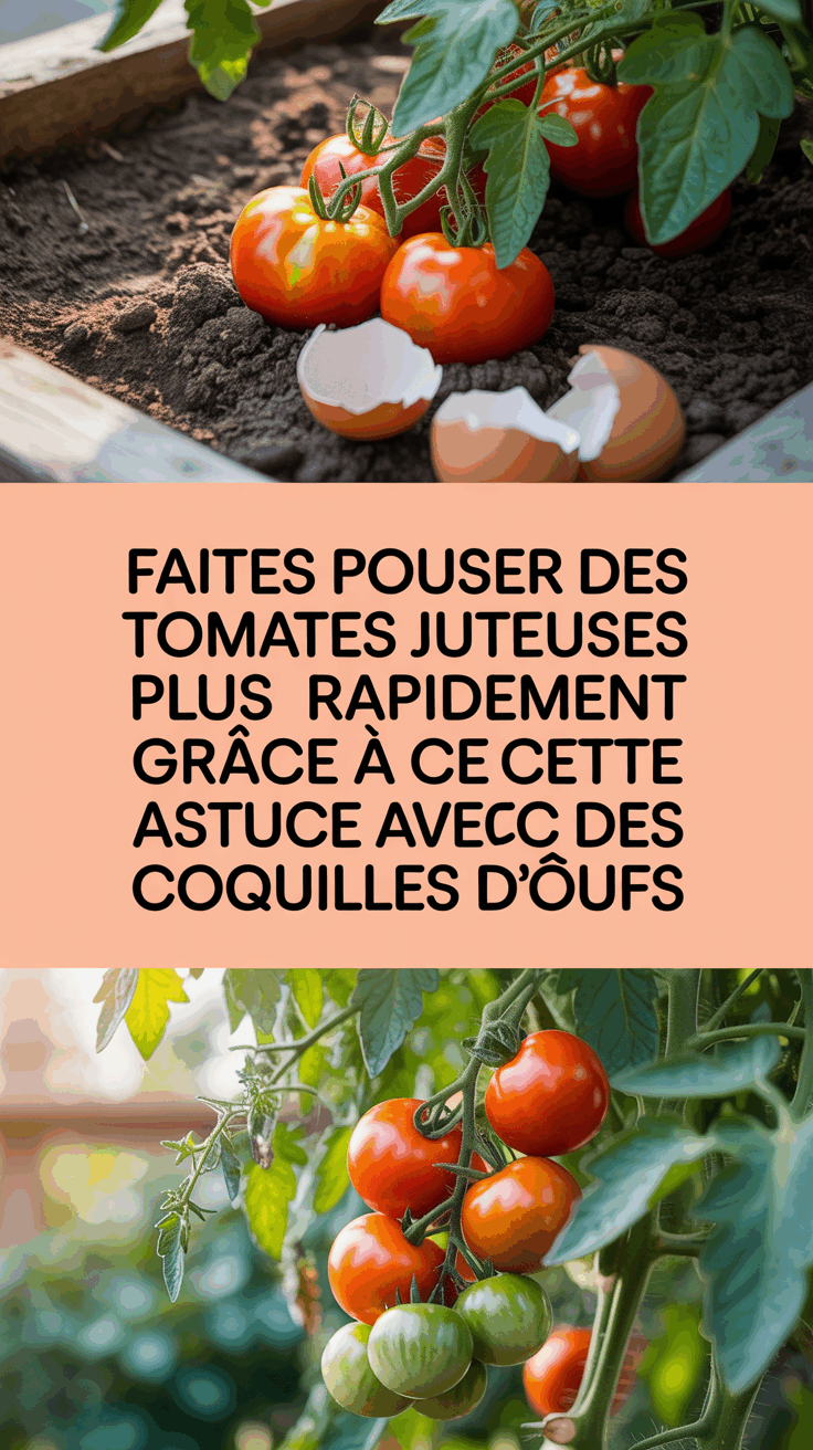 Faites Pousser des Tomates Juteuses Plus Rapidement Grâce à cette Astuce avec des Coquilles d&rsquo;Œufs