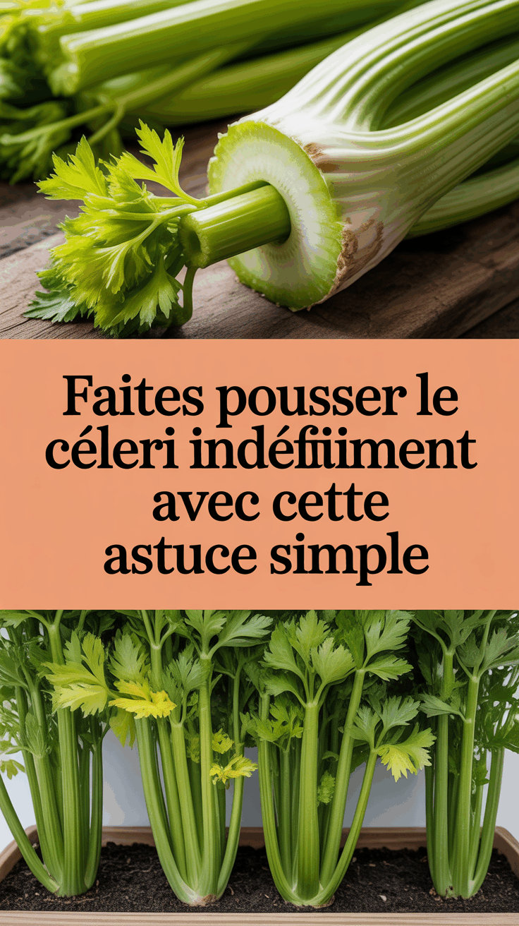 Faites Pousser le Céleri Indéfiniment avec Cette Astuce Simple