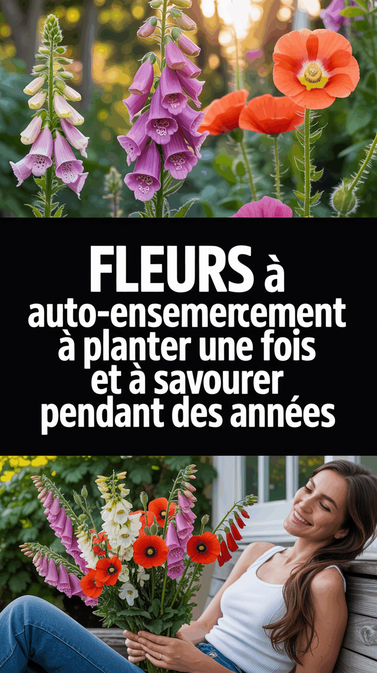 Fleurs à auto-ensemencement à planter une fois et à savourer pendant des années