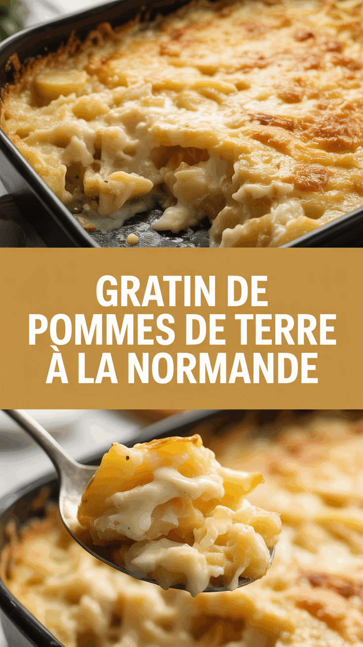 Gratin de pommes de terre à la normande