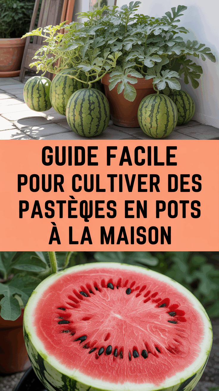 Guide facile pour cultiver des pastèques en pots à la maison