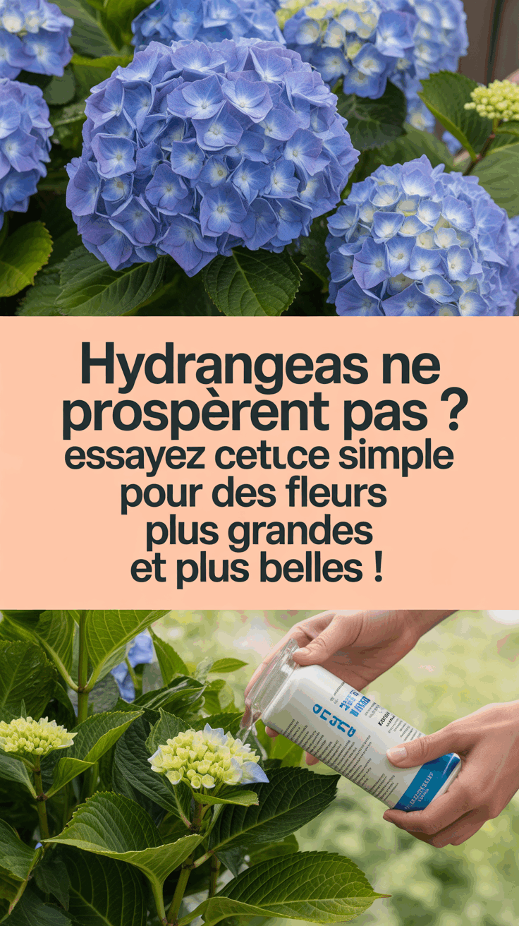Hydrangeas ne prospèrent pas ? Essayez cette astuce simple pour des fleurs plus grandes et plus belles !