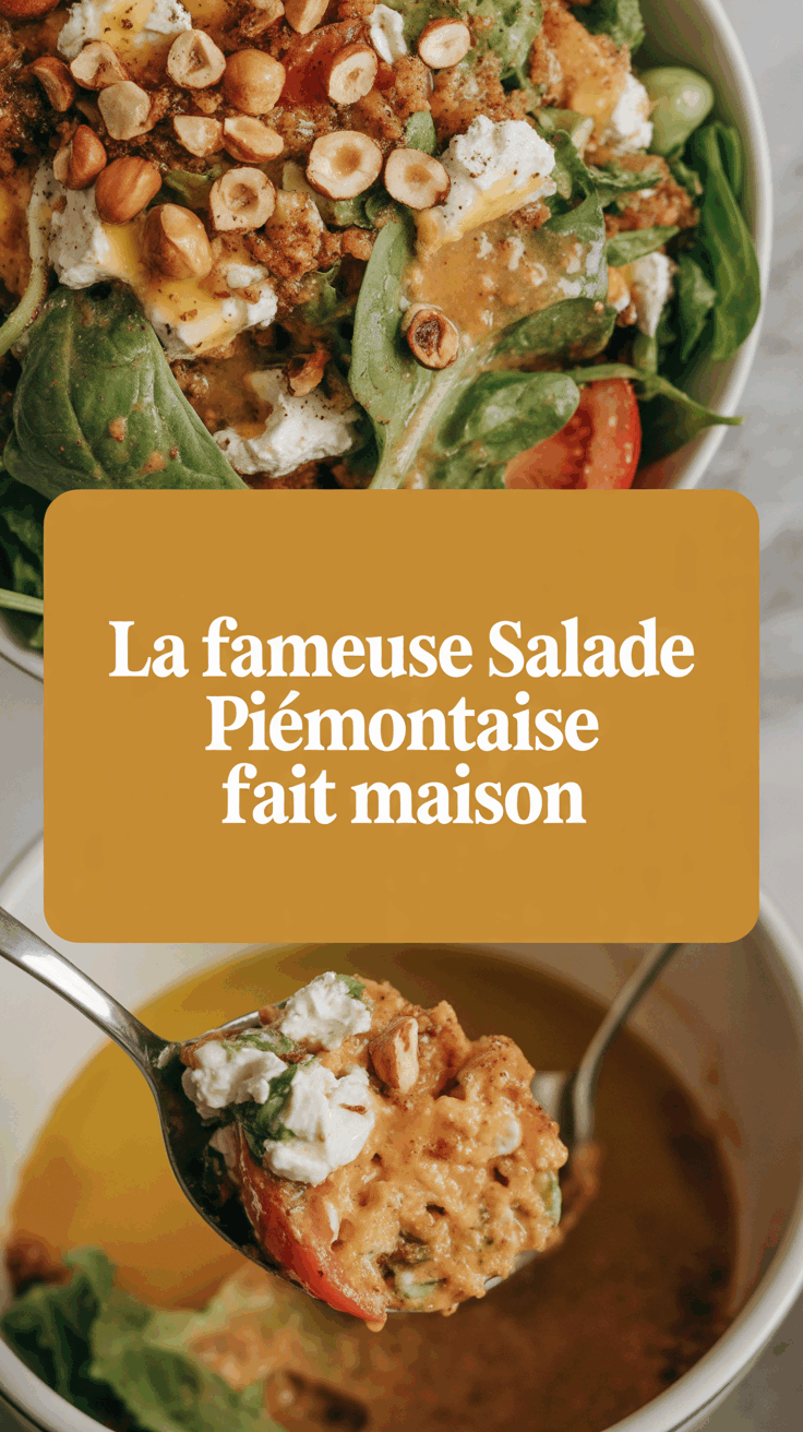 La fameuse Salade Piémontaise fait maison