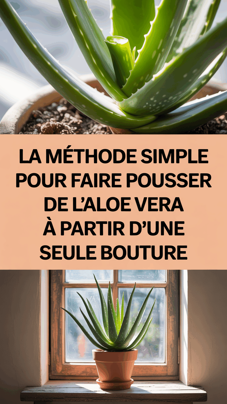 La méthode simple pour faire pousser de l&rsquo;aloe vera à partir d’une seule bouture