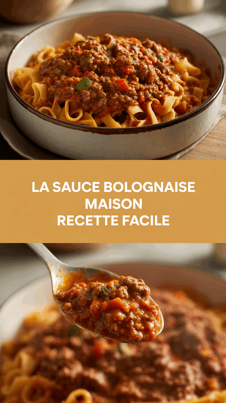 La sauce bolognaise maison recette facile