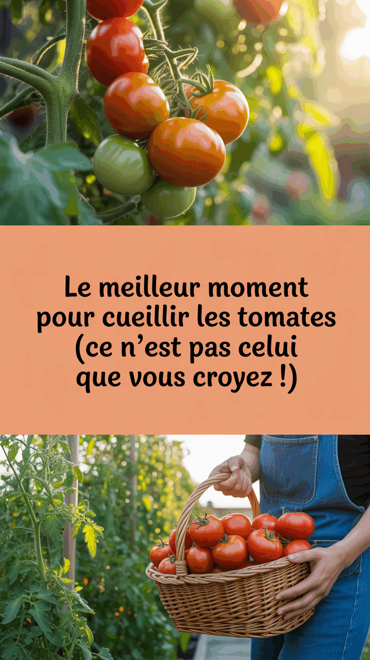 Le meilleur moment pour cueillir les tomates (ce n’est pas celui que vous croyez !)