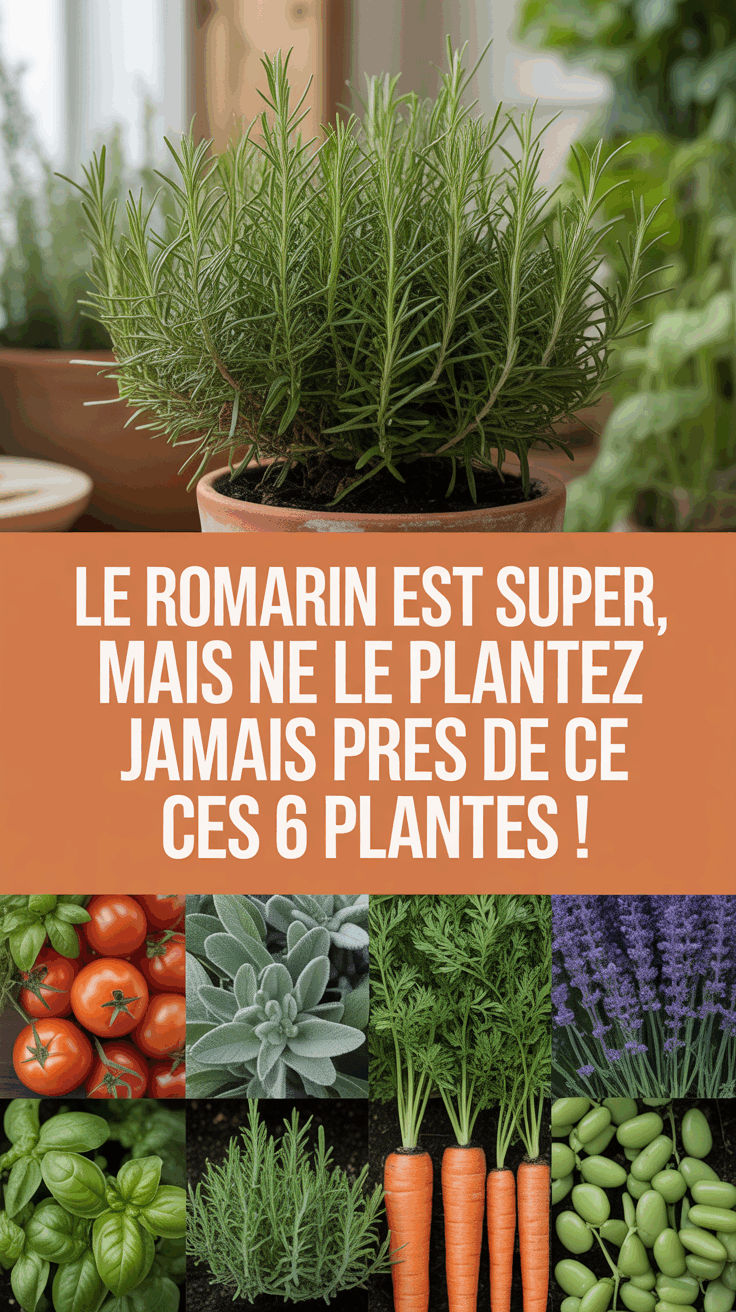 Le romarin est super, mais ne le plantez jamais près de ces 6 plantes !