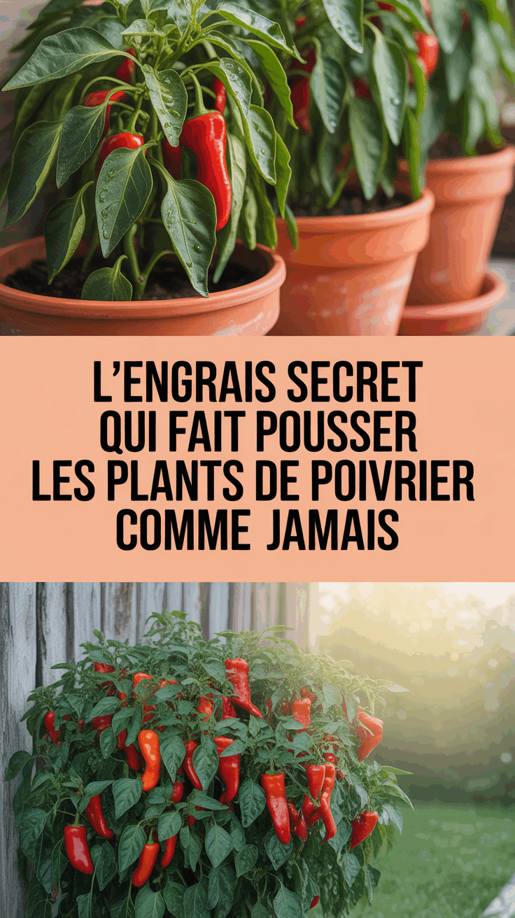 L&rsquo;engrais secret qui fait pousser les plants de poivrier comme jamais