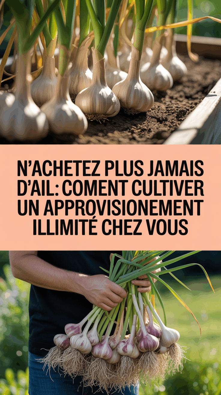 N&rsquo;achetez plus jamais d&rsquo;ail : comment cultiver un approvisionnement illimité chez vous