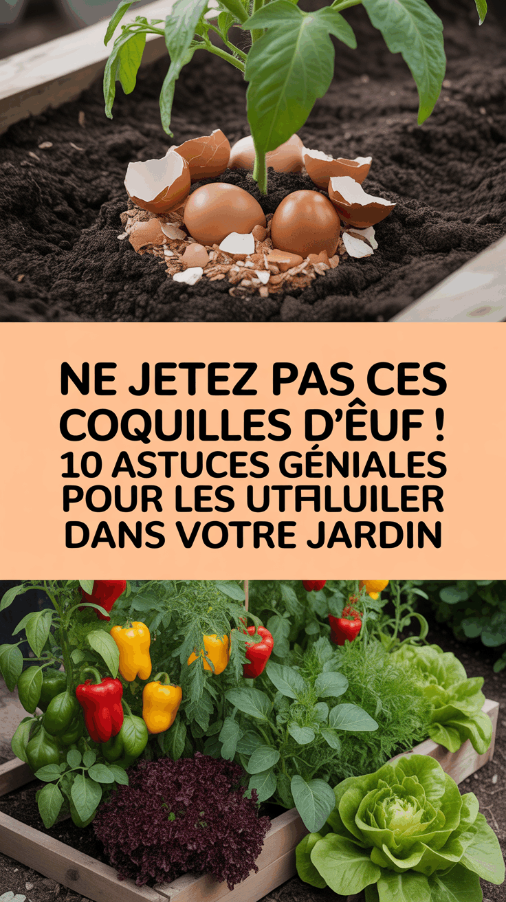 Ne Jetez Pas Ces Coquilles d’Œuf ! 10 Astuces Géniales pour les Utiliser dans Votre Jardin