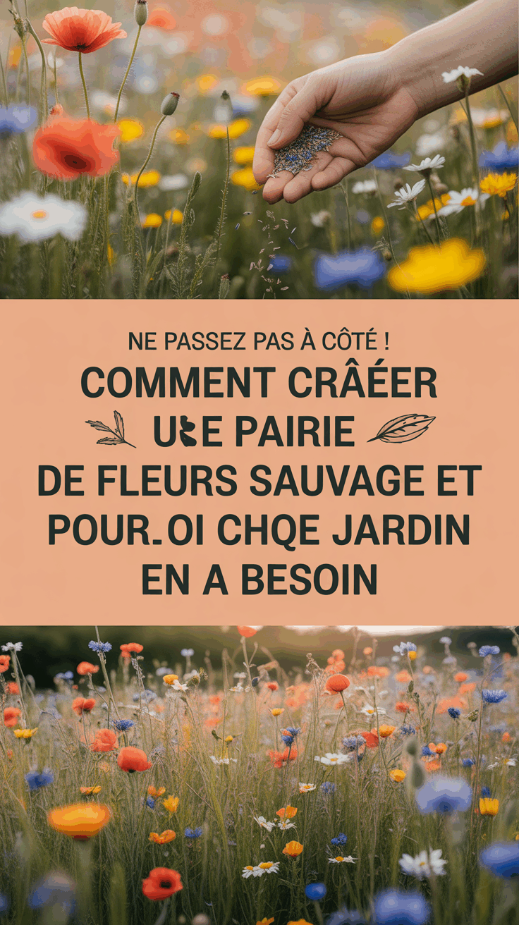 Ne Passez Pas À Côté ! Comment Créer une Prairie de Fleurs Sauvages et Pourquoi Chaque Jardin en A Besoin