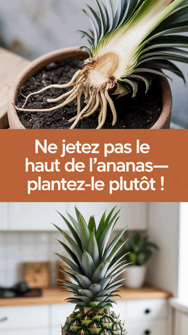Ne jetez pas le haut de l&rsquo;ananas—plantez-le plutôt !