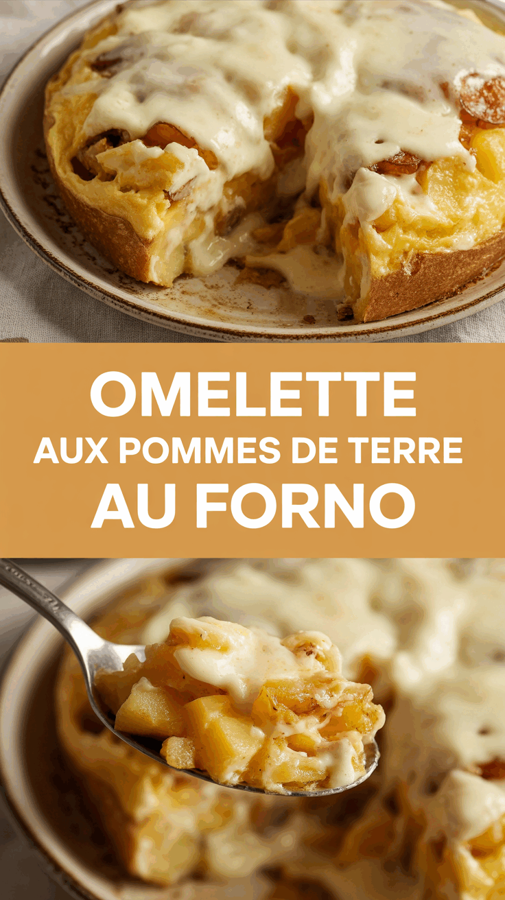 Omelette aux pommes de terre au four