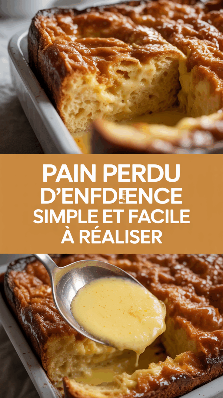 Pain perdu d&rsquo;enfance simple et facile à réaliser