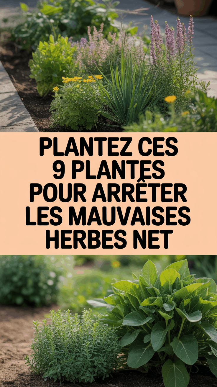 Plantez ces 9 plantes pour arrêter les mauvaises herbes net
