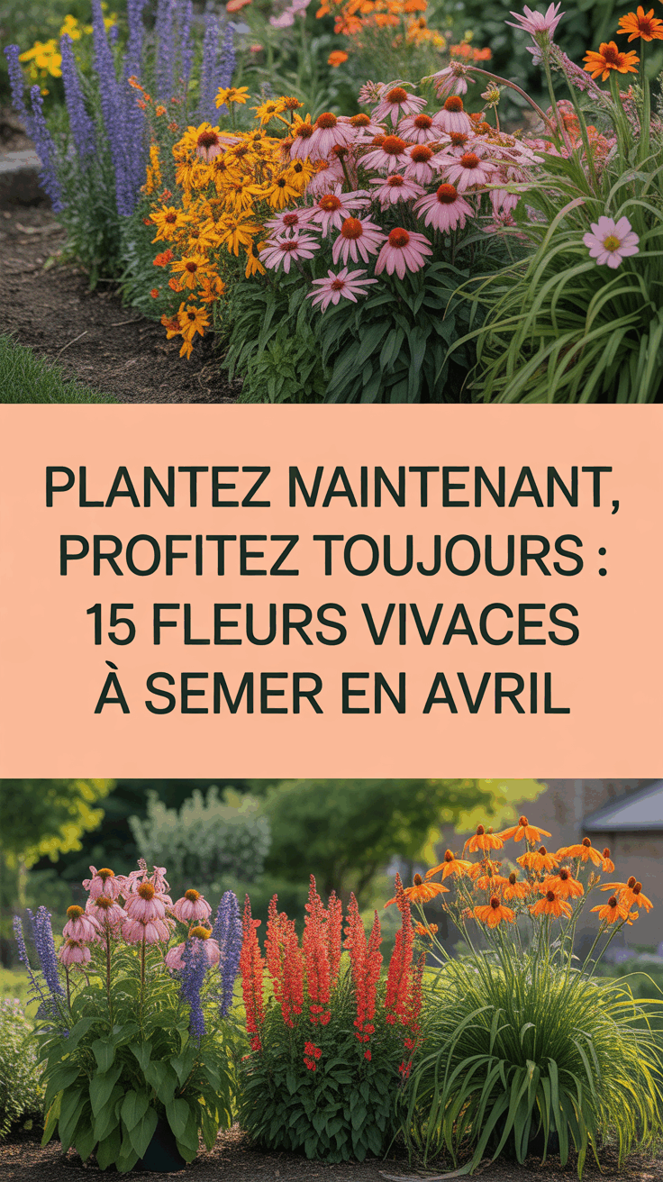 Plantez maintenant, profitez toujours : 15 fleurs vivaces à semer en avril