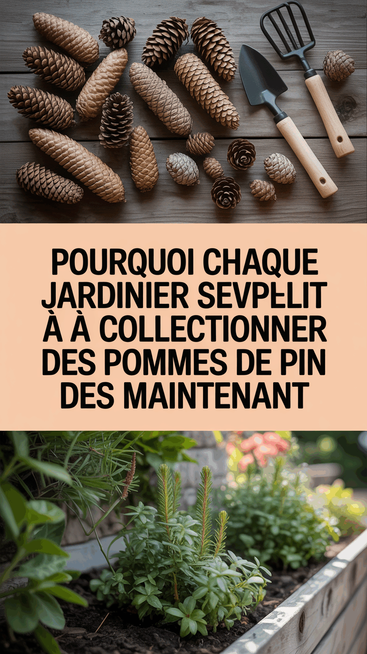 Pourquoi chaque jardinier devrait commencer à collectionner des pommes de pin dès maintenant