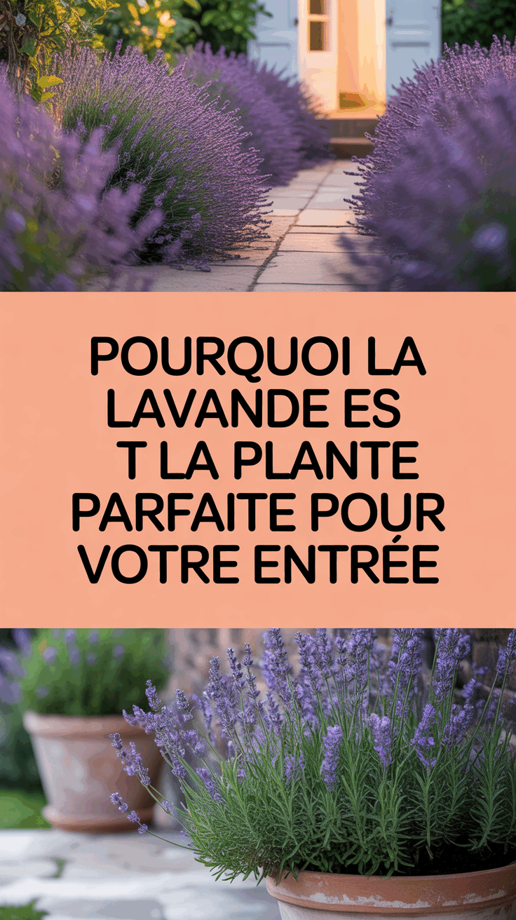 Pourquoi la lavande est la plante parfaite pour votre entrée