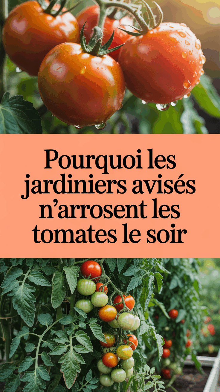 Pourquoi les jardiniers avisés n’arrosent jamais les tomates le soir