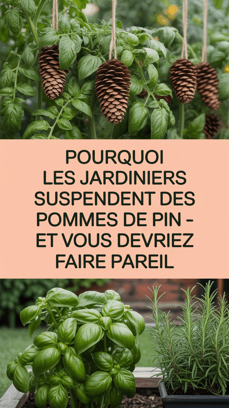 Pourquoi les jardiniers suspendent des pommes de pin – et vous devriez faire pareil