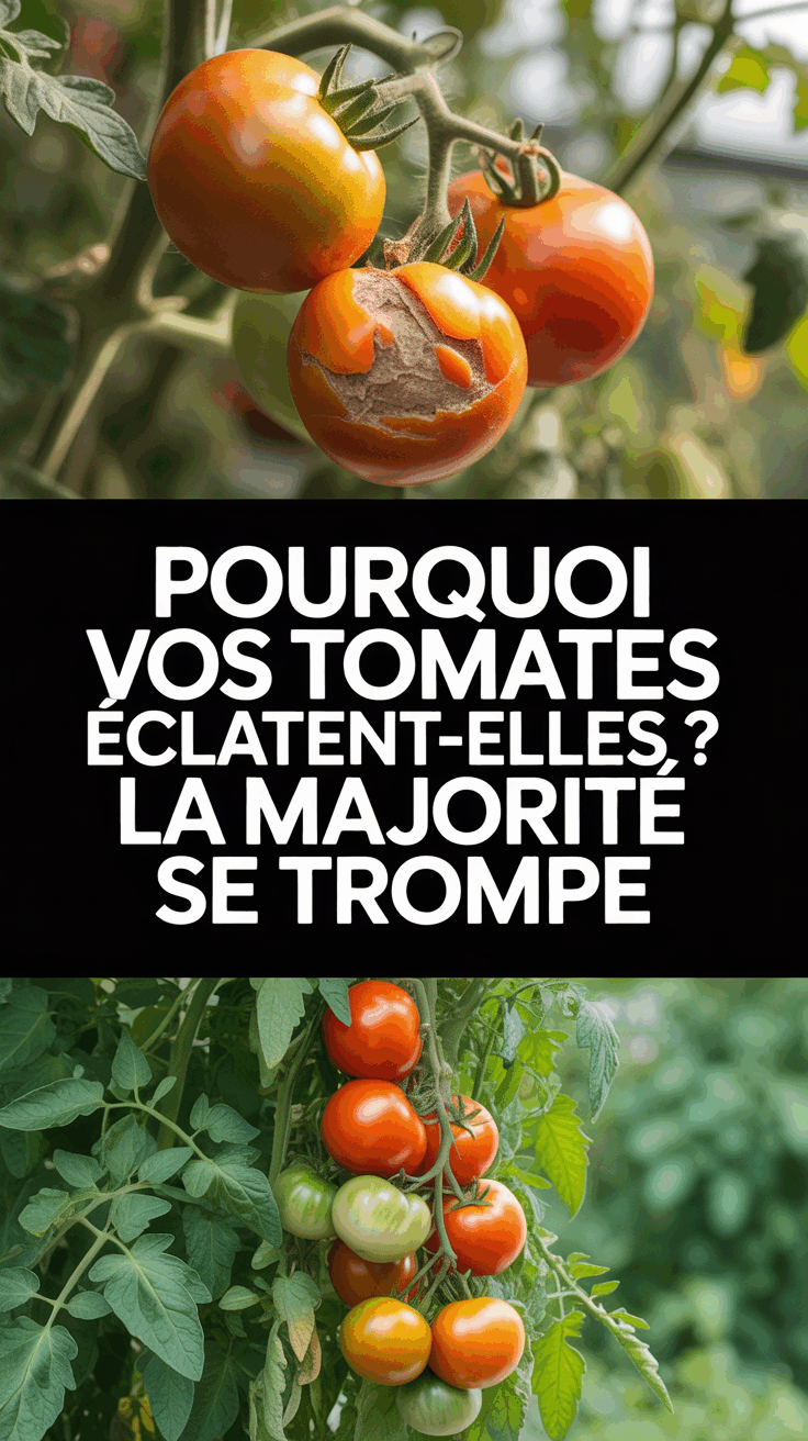 Pourquoi vos tomates éclatent-elles ? La majorité se trompe