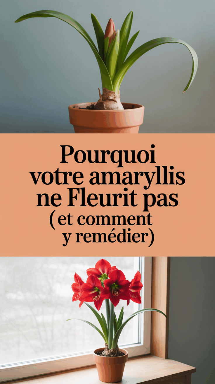 Pourquoi votre amaryllis ne fleurit pas (et comment y remédier)