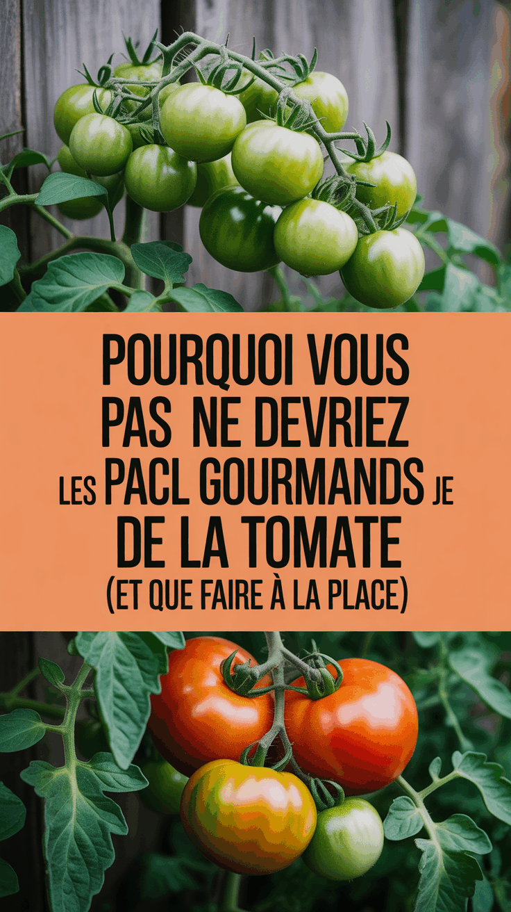 Pourquoi vous ne devriez pas enlever les gourmands de la tomate (et que faire à la place)