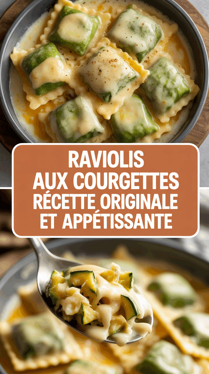 Raviolis aux courgettes recette originale et appétissante