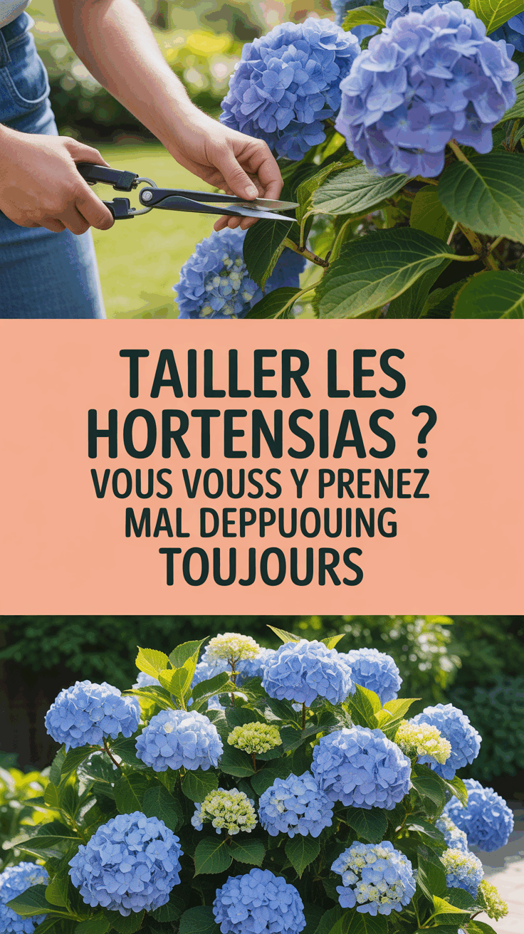 Tailler les hortensias ? Vous vous y prenez mal depuis toujours